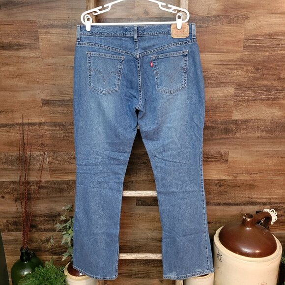 Vtg Levi's Jeans 16 L Nouveau 515 Bootcut High Rise Medium Light Western Y2K - Picture 2 of 10
